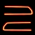 Picture of Oracle Dodge Challenger 08-14 LED Waterproof Afterburner Kit - Red