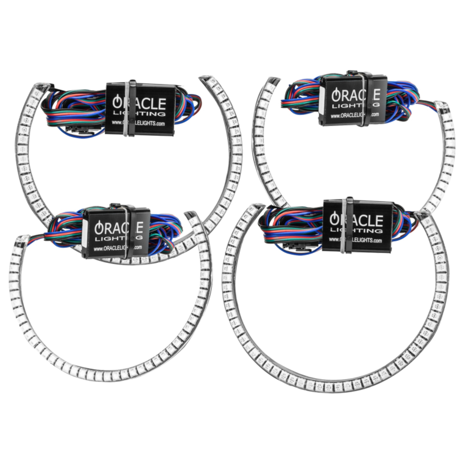 Picture of Oracle Dodge Challenger 15-21 LED Waterproof Halo Kit - ColorSHIFT w/o Controller