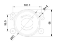 Picture of Oracle 100mm 15W Driving Beam LED Emitter - 6000K