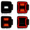 Picture of Oracle Jeep Wrangler JL Black Series LED Tail Lights