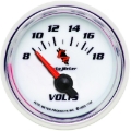 Picture of Autometer C2 2-1/16in Electric 18V Voltmeter Gauge