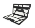 Picture of Agency Power 14-18 Polaris RZR XP 1000/XP Turbo Vented Engine Cover - Matte Black/Raw Alum. Mesh
