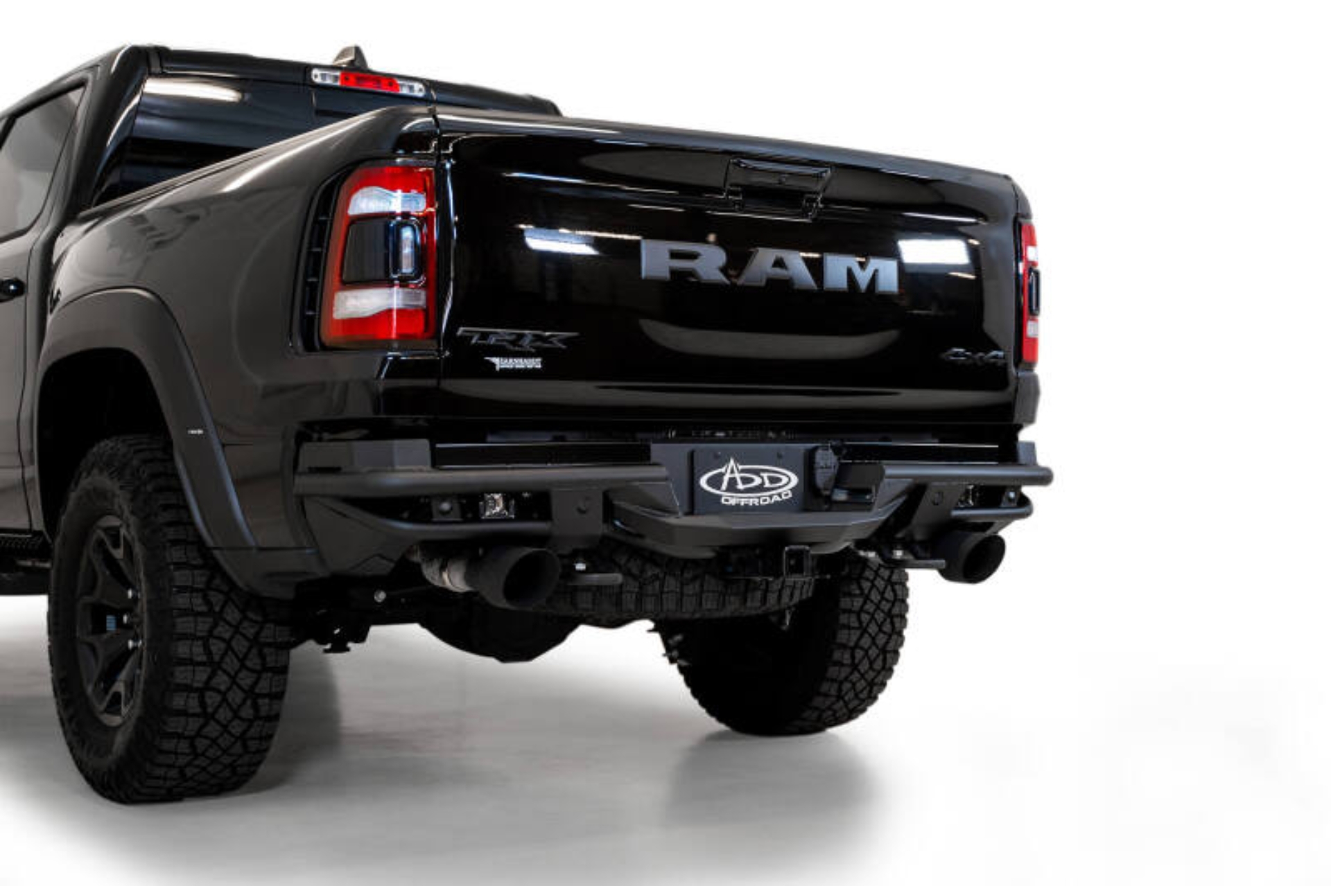 Picture of Addictive Desert Designs 2021 Dodge RAM 1500 TRX PRO Bolt-On Rear Bumper w/ Sensors
