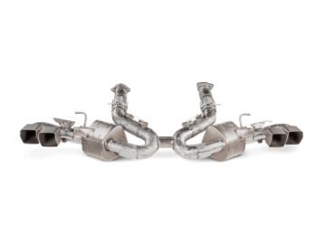 Picture of Akrapovic 2020+ Chevrolet Corvette C8 Slip-On Line (Titanium)