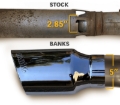 Picture of Banks Power 20-21 Chevy/GMC 2500/3500 6.6L Monster Exhaust System - Black Tip