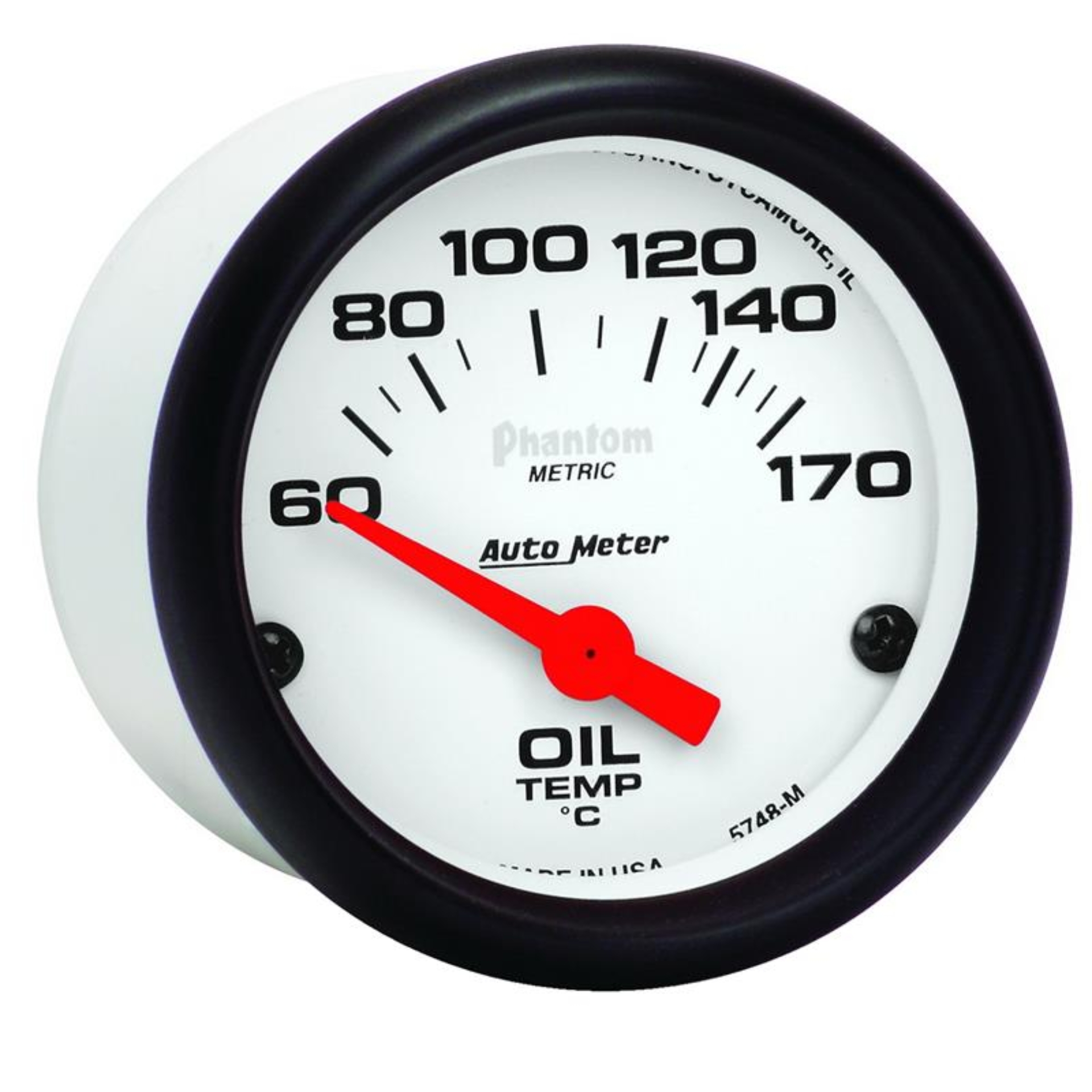 Picture of Autometer Phantom 2-1/16in 60-170 Deg F Electronic Oil Temperature Gauge