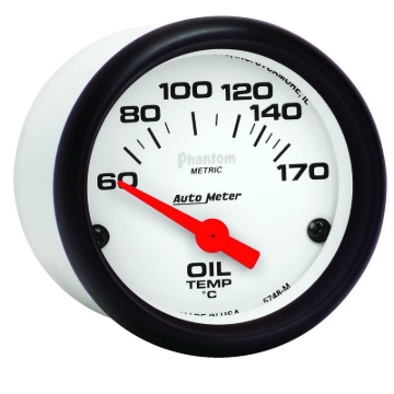 Picture of Autometer Phantom 2-1/16in 60-170 Deg F Electronic Oil Temperature Gauge