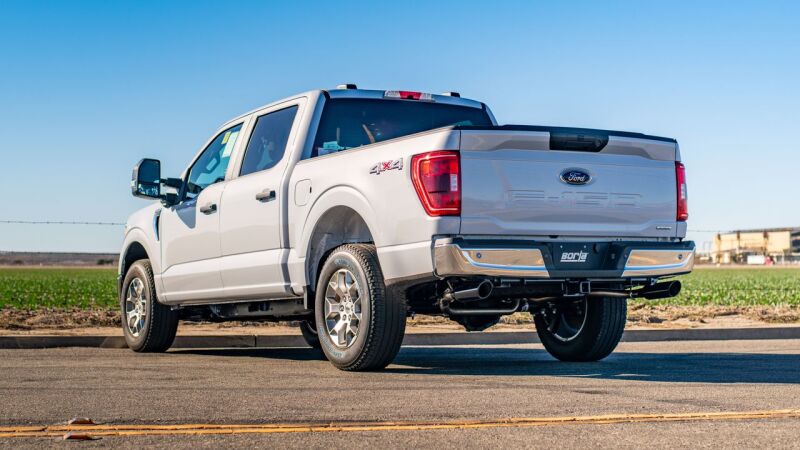 Picture of Borla F-150 2021 2.7L/3.5L 4dr CC SB EC STB Lar/KingR/Plnum/LTD 3/2.25 SRE CB S-Type BLK CHR Tips