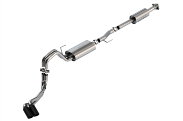 Picture of Borla F-150 2021 2.7L/3.5L 4dr CC SB EC STB Lar/KingR/Plnm/LTD 3/2.25 DSE CB Touring BLK CHR Tips