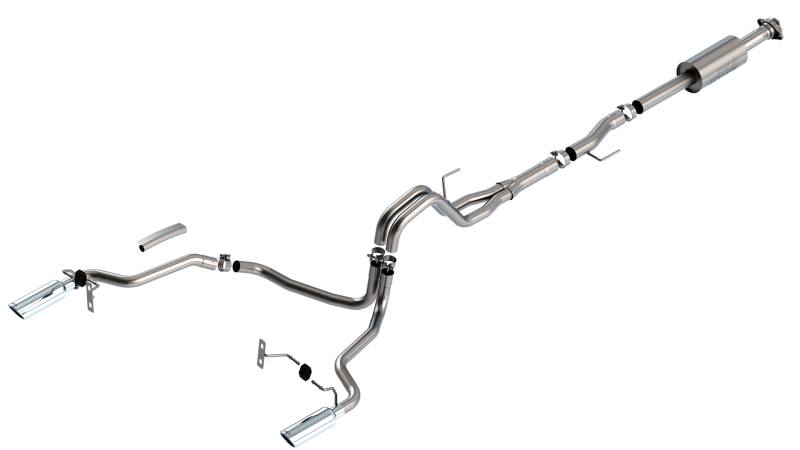 Picture of Borla F-150 2021 2.7L/3.5L 4dr CC SB EC STB Lari/King R/Plinum/LTD 3/2.25 SRE CB S-Type CHR Tips