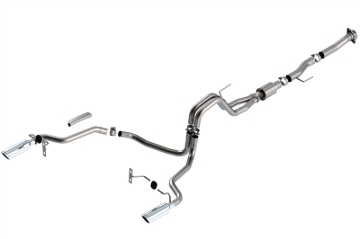 Picture of Borla F-150 2021 5.0L 2dr RC SB (122.8 WB) XL/XLT 3/2.25 SRE Cat-Back ATAK Chrome Tips