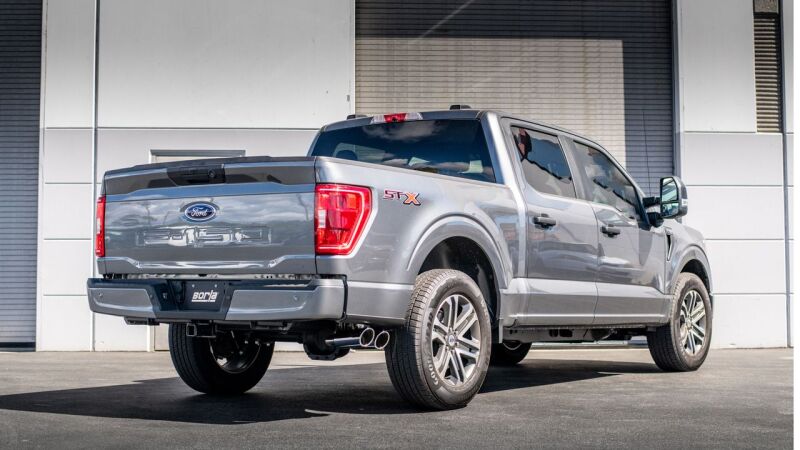Picture of Borla F-150 2021 3.3L CC SB EC STB XL/XLT/Lariat/KR/Plnm/LTD 3/2.25 DSE Cat-Back S-Type Chrome Tips