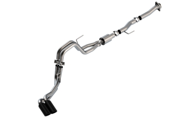Picture of Borla F-150 2021 5.0L 2dr RC SB (122.8 WB) XL/XLT 3/2.25 DSE Cat-Back ATAK Black Chrome Tips