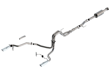 Picture of Borla F-150 2021 5.0L 4dr CC SB EC STB Lariat/KR/Platinum/LTD 3/2.25 SRE Cat-Back ATAK CHR Tips