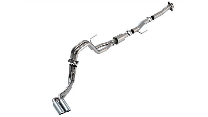 Picture of Borla F-150 2021 5.0L 2dr RC SB (122.8 WB) XL/XLT 3/2.25 DSE Cat-Back ATAK Chrome Tips