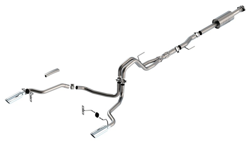 Picture of Borla F-150 2021 5.0L 4dr CC SB EC STB Lariat/KR/Platinum/LTD 3/2.25 SRE Cat-Back ATAK CHR Tips