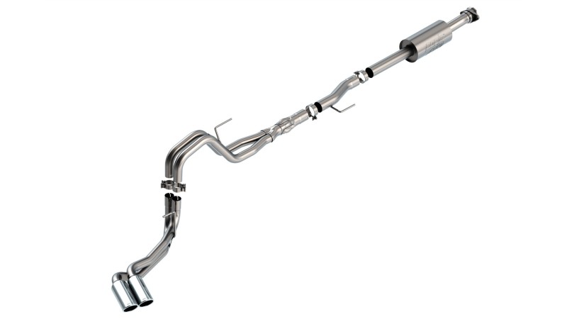 Picture of Borla F-150 2021 5.0L 4dr CC SB EC STB Lariat/KR/Platinum/LTD 3/2.25 DSE Cat-Back ATAK CHR Tips
