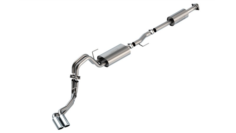 Picture of Borla F-150 2021 5.0L 4dr CC SB EC STB Lariat/KR/Platinum/LTD 3/2.25 DSE Cat-Back Touring CHR Tips
