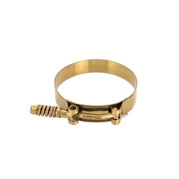 Picture of Mishimoto 3.75 Inch Stainless Steel Constant Tension T-Bolt Clamp - Gold