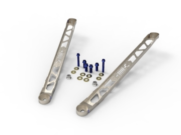 Picture of aFe CONTROL 304 Stainless Steel Front Suspension Strut Brace Raw - Toyota GR Supra (A90) 20-21