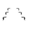 Picture of ARB BASE Rack Gutter 6 Leg Kit H1 - For 1770010/30/40