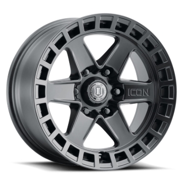 Picture of ICON Raider 17x8.5 6x5.5 0mm Offset 4.75in BS Satin Black Wheel