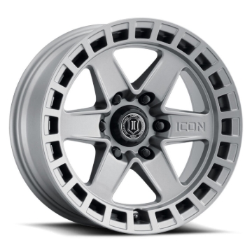 Picture of ICON Raider 17x8.5 6x135 6mm Offset 5in BS Titanium Wheel