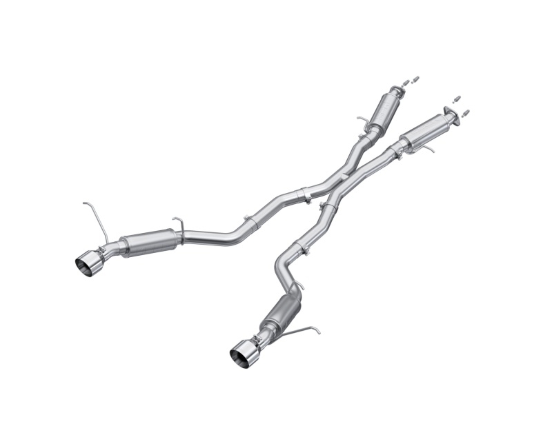 Picture of MBRP 2012+ Jeep Grand Cherokee SRT 6.4L 3in Dual Rear Exit Aluminized Catback Exhaust - T304 Tips