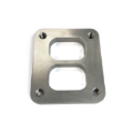 Picture of Stainless Bros SS304 T4 Turbo Inlet Flange - Divided - 1/2in / 12.7mm - M10 x 1.5mm Threaded