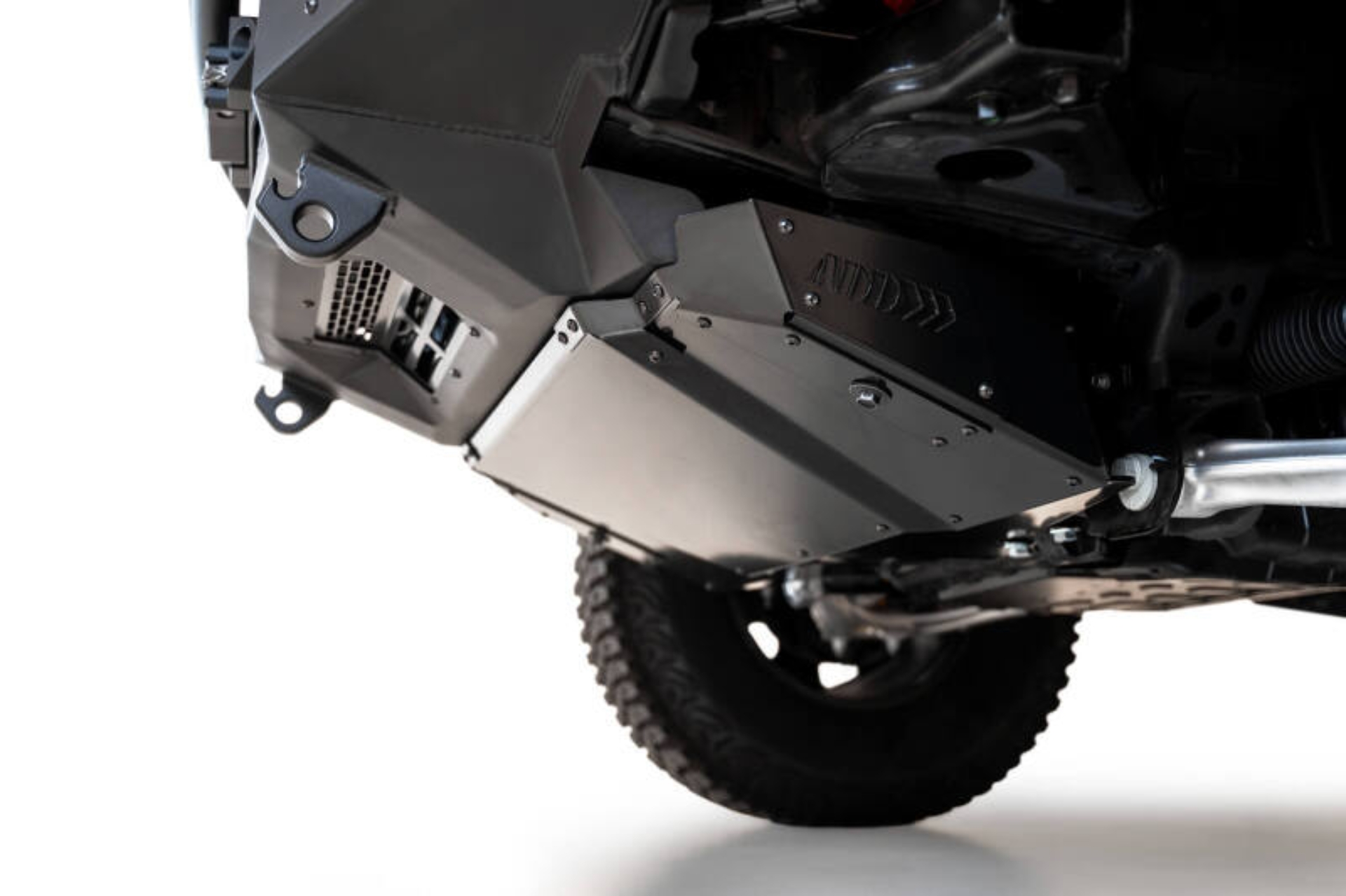 Picture of Addictive Desert Designs 2021 Ford Bronco Rock Fighter Skid Plate (Use w/ Rock Fighter Front Bumper)