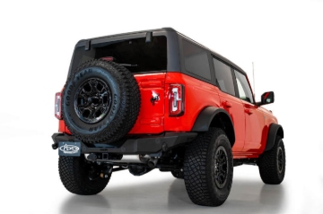 Picture of Addictive Desert Designs 2021+ Ford Bronco Rock Fighter Rear Bumper - Hammer Black