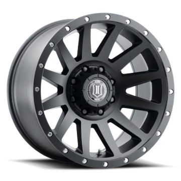 Picture of ICON Compression 20x10 8x6.5 -19mm Offset 4.75in BS 121.4mm Bore Satin Black Wheel