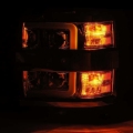 Picture of AlphaRex 15-19 Chevy 2500HD PRO-Series Proj Headlights Plank Style Blk w/Activ Light/Seq Signal/DRL