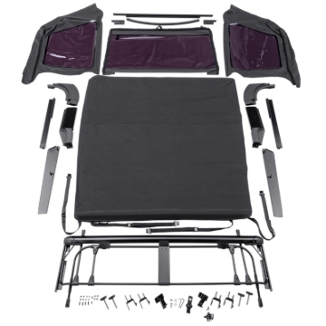 Picture of Rugged Ridge 97-06 Wrangler TJ Voyager Soft Top 2DR - Black Diamond