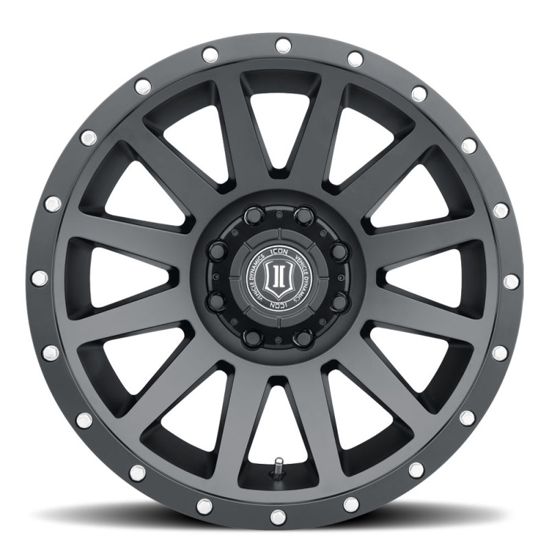 Picture of ICON Compression 20x10 8x170 -19mm Offset 4.75in BS 125mm Bore Satin Black Wheel