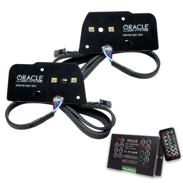 Picture of Oracle 21-22 Ford F-150 ColorSHIFT RGB+W Headlight DRL Upgrade Kit w/ 2.0 Controller