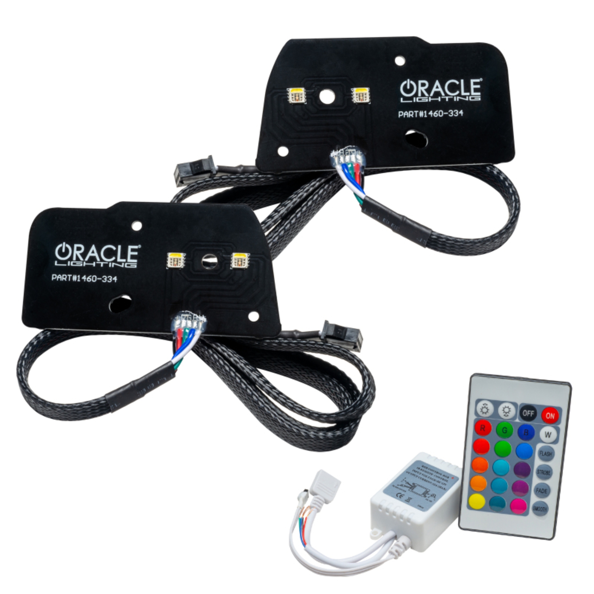 Picture of Oracle 21-22 Ford F-150 ColorSHIFT RGB+W Headlight DRL Upgrade Kit w/ Simple Controller