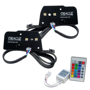 Picture of Oracle 21-22 Ford F-150 ColorSHIFT RGB+W Headlight DRL Upgrade Kit w/ Simple Controller
