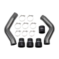 Picture of Wehrli 13-18 Ram 6.7L Cummins 3.5in Intercooler Pipes Kit - Gloss Black
