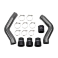 Picture of Wehrli 13-18 Ram 6.7L Cummins 3.5in Intercooler Pipes Kit - Gloss Black