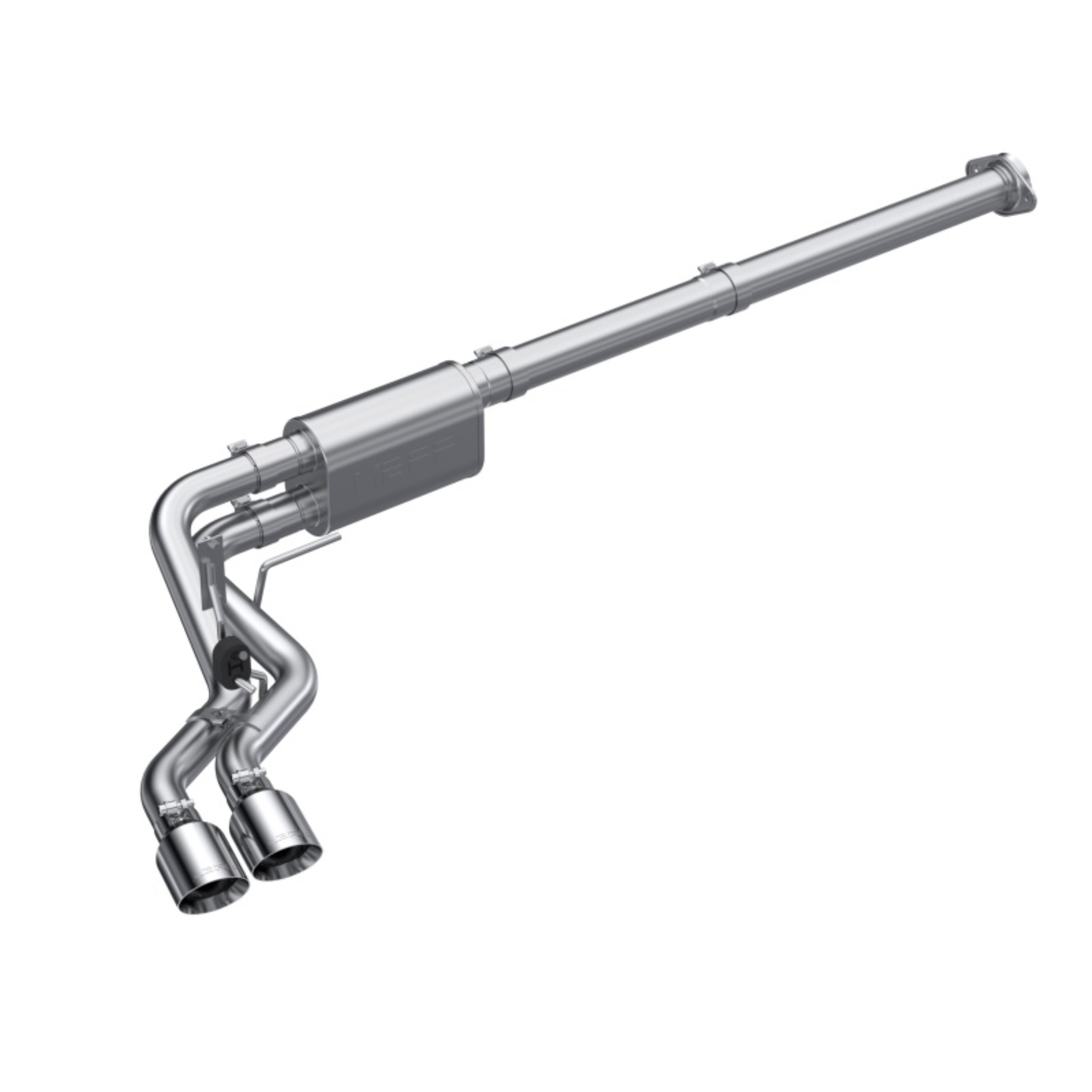 Picture of MBRP 2021 Ford F-150 2.7L EcoBoost / 3.5L EcoBoost / 5.0L 3in Cat Back Single Side Exit Alum