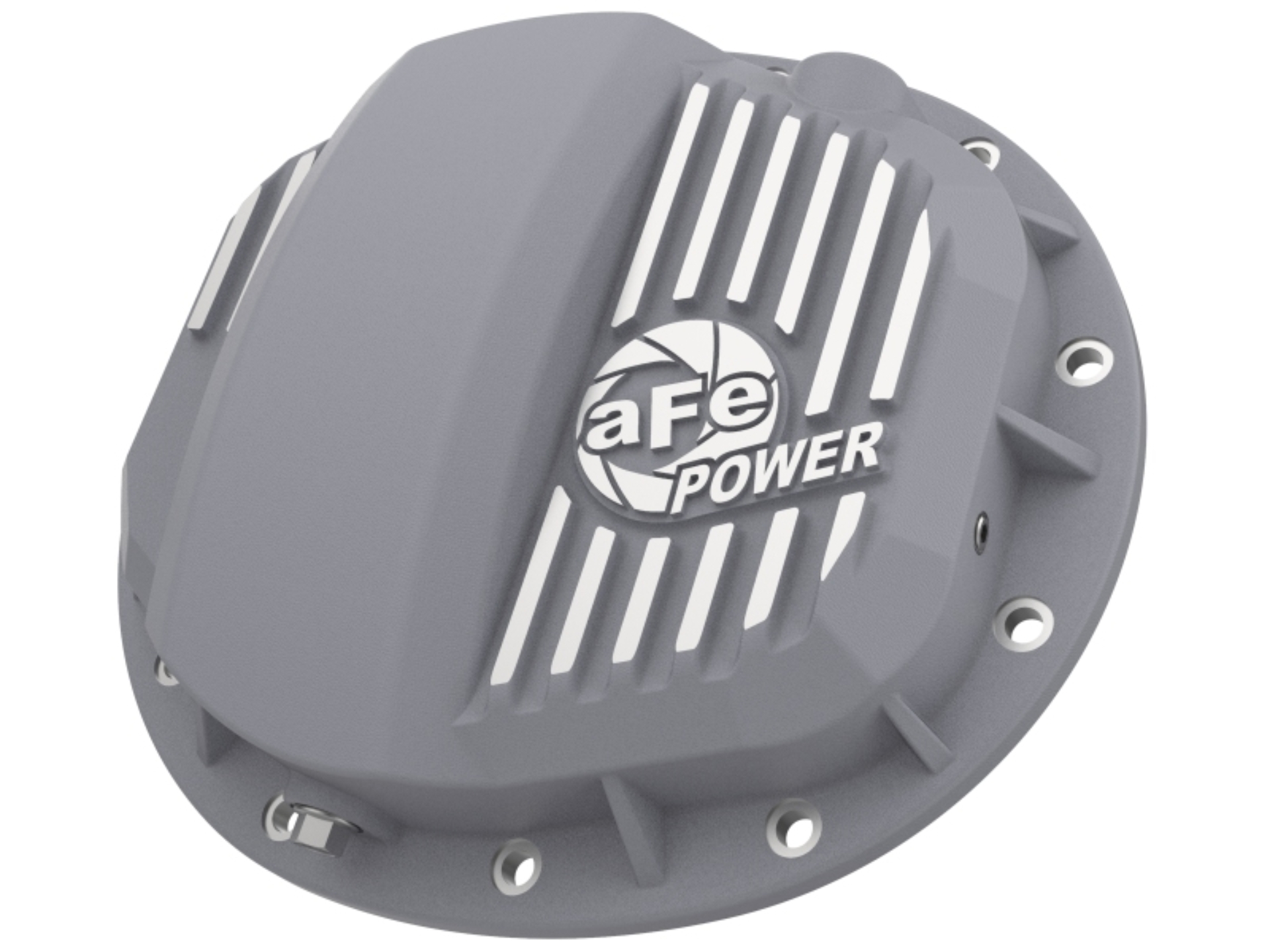Picture of aFe Pro Series GMCH 9.5 Rear Diff Cover Raw w/ Machined Fins 19-20 GM Silverado/Sierra 1500