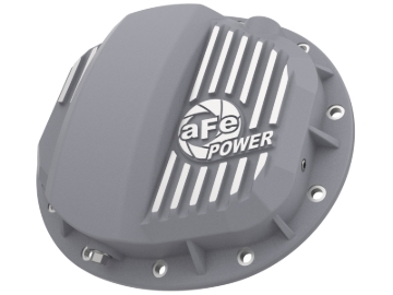 Picture of aFe Pro Series GMCH 9.5 Rear Diff Cover Raw w/ Machined Fins 19-20 GM Silverado/Sierra 1500