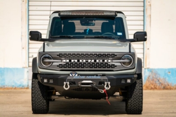 Picture of Road Armor 2021+ Ford Bronco Stealth Front Skid Plate - Tex Blk