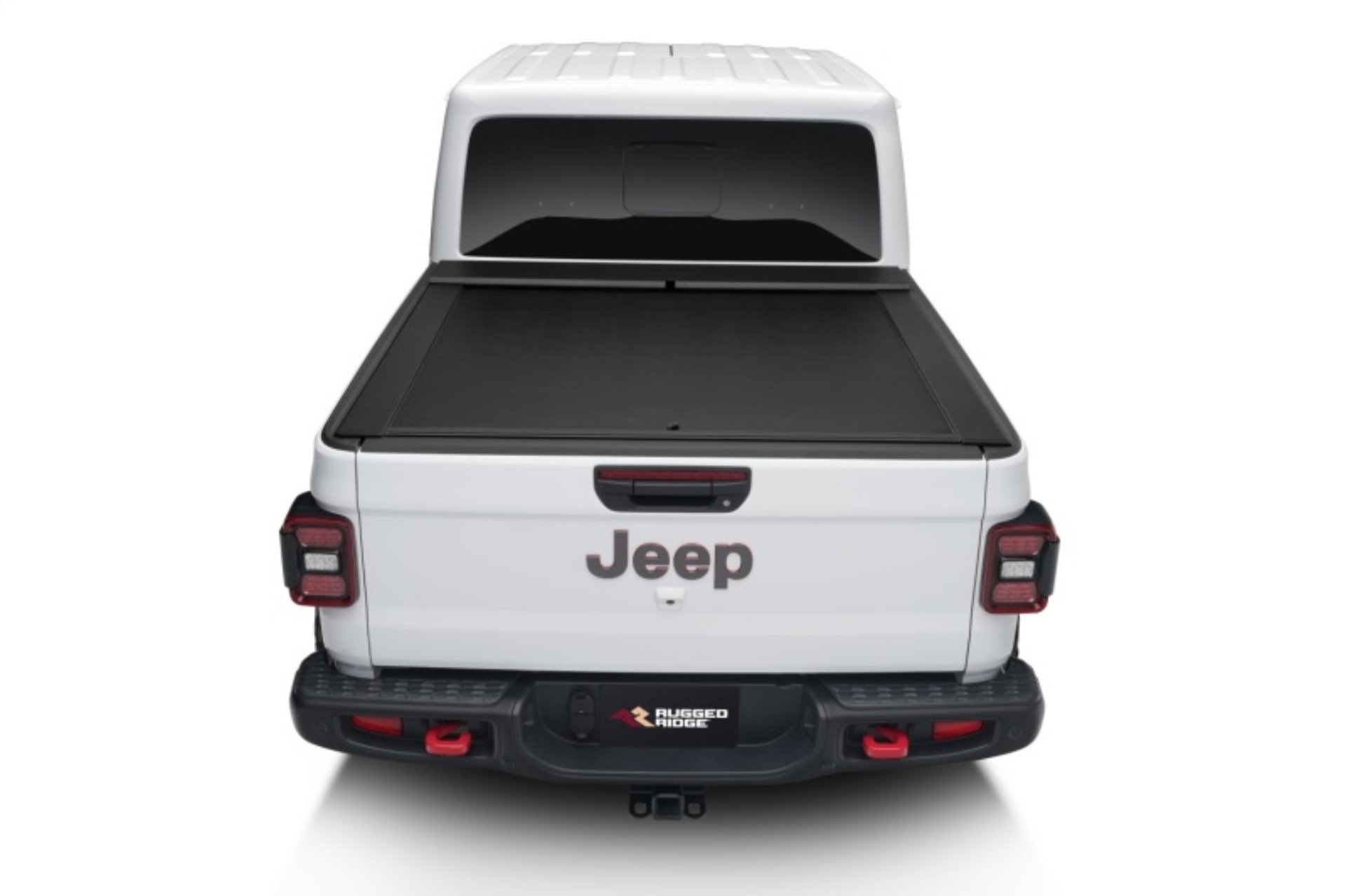 Picture of Rugged Ridge Armis Retractable Locking Bed Cover w/o Trail Rails 20-21 Jeep Gladiator JT