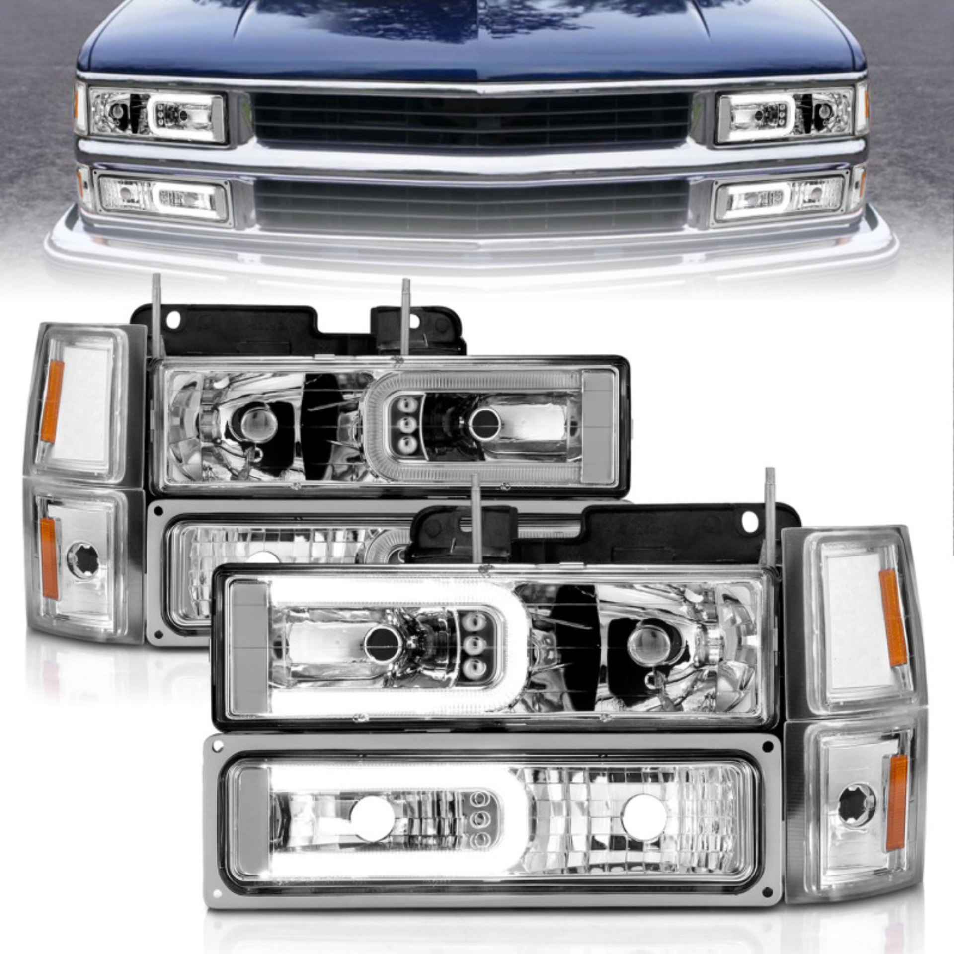Picture of ANZO ANZ Crystal Headlights - 111529