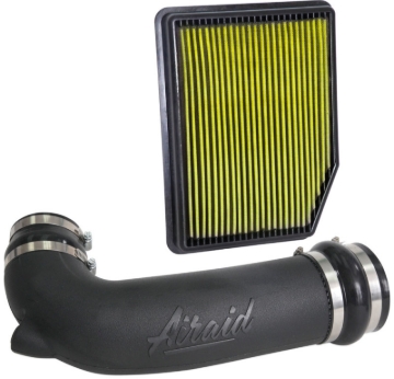 Picture of Airaid 19-20 Chevrolet Silverado 1500 V6-4.3L Jr Intake Kit - Oiled / Yellow Media