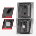 Picture of ANZO 1994-1998 Chevrolet Blazer Corner Lights Black Housing Clear Lens w/ Amber Reflector