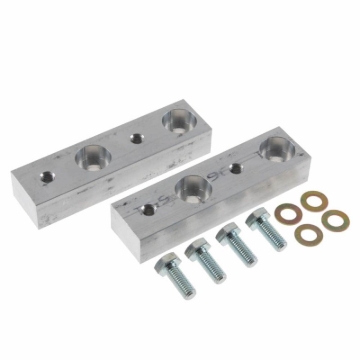 Picture of Synergy 07-18 Jeep Wrangler JK/JKU Rear Sway Bar Drop Bracket Kit Billet Alum 1.0in Drop