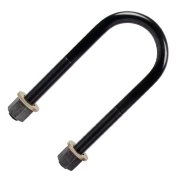 Picture of Synergy Ram Single HD E-Coated 9/16in 18 UNF U-Bolt For 3.50in Axle Tube